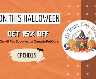 CanadaPetcare Halloween 15% Off Coupon 2021