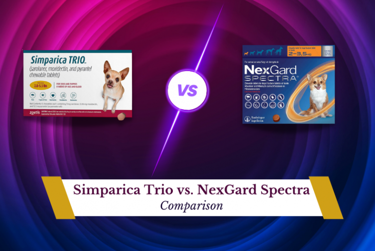 Simparica Trio and NexGard Spectra Comparison